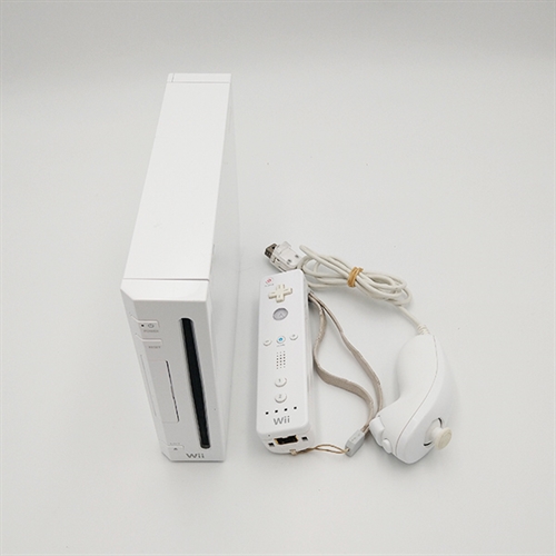 Nintendo Wii Konsol - Hvid - RVL-001 - Uden fod - SNR LEH265523245 (B Grade) (Genbrug)